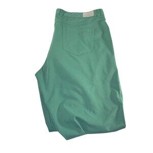 Peter Millar Mens EB66 Chino Pants Classic Five-Pocket Green Pants Size 40x32